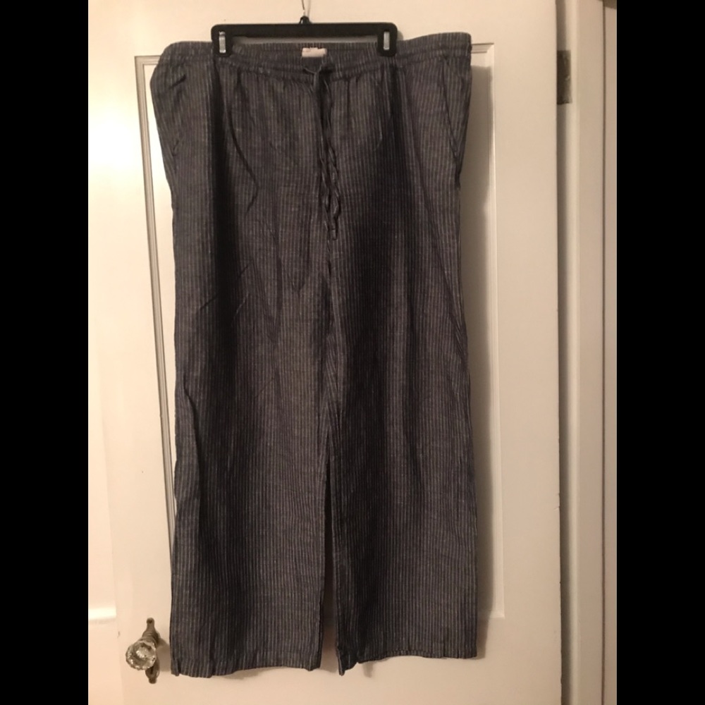 Linen/cotton slacks